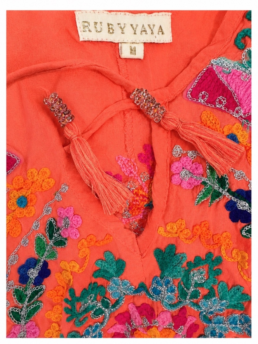 Ruby Yaya Meadow Orange Dress - Picture 3 of 4